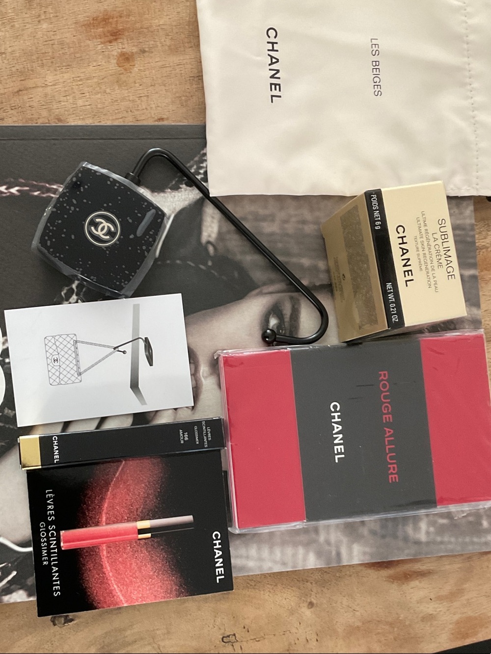 CHANEL Rouge Allure & Sublimage Set in Black, Gold, Red